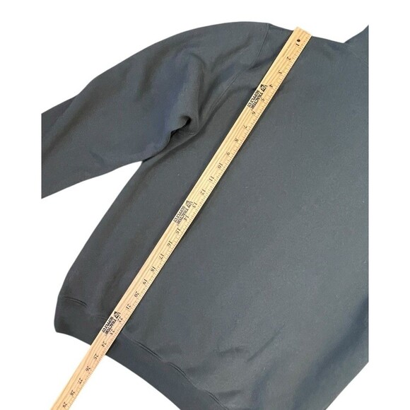 Vintage Y2K Santorini Greece Travel Gray Hoodie Greek Flag Size Medium - Picture 5 of 9